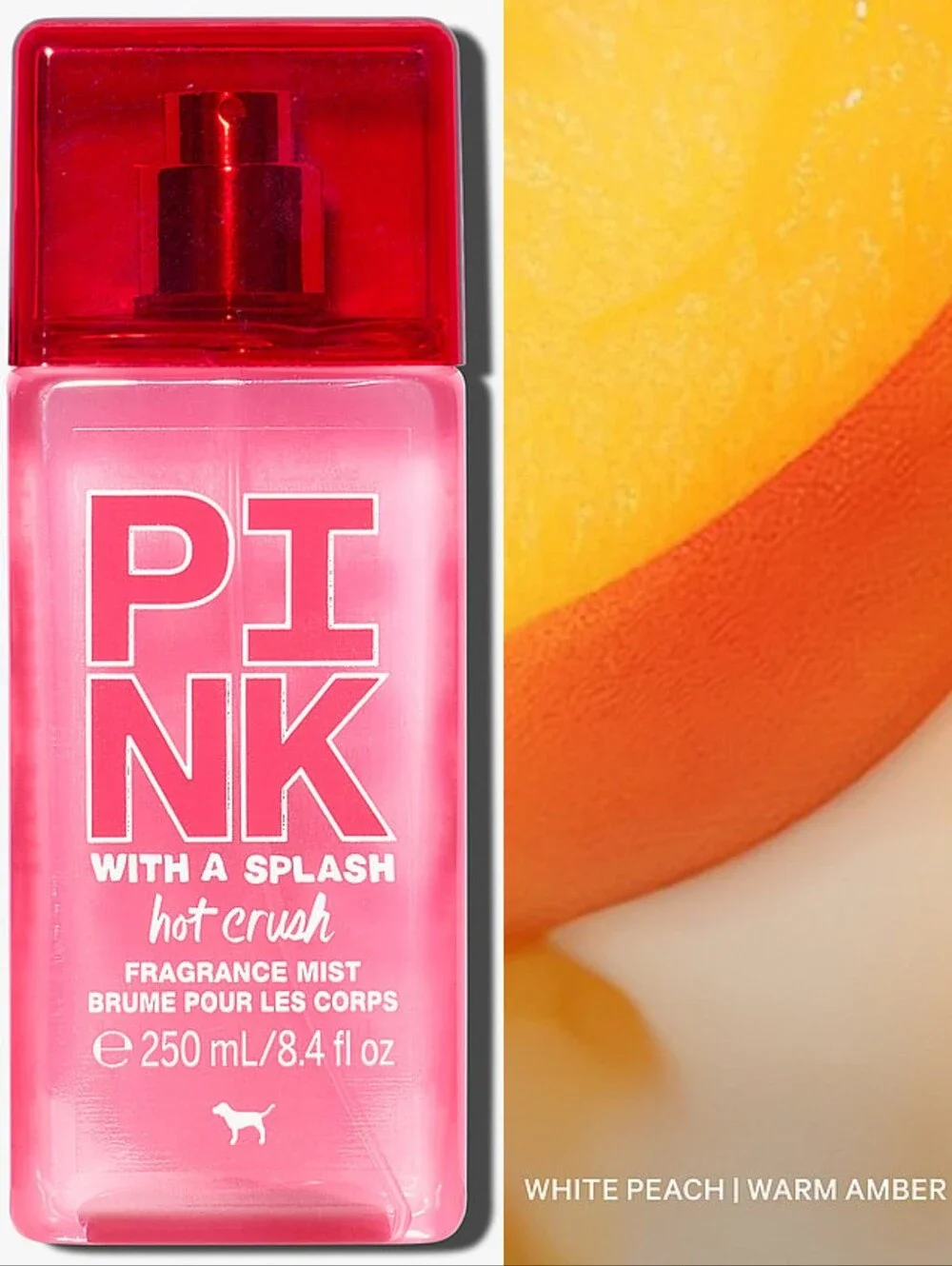 PINK Victoria's Secret Duo Fragrance Mists in Hot Pink and Teal Caps NEW